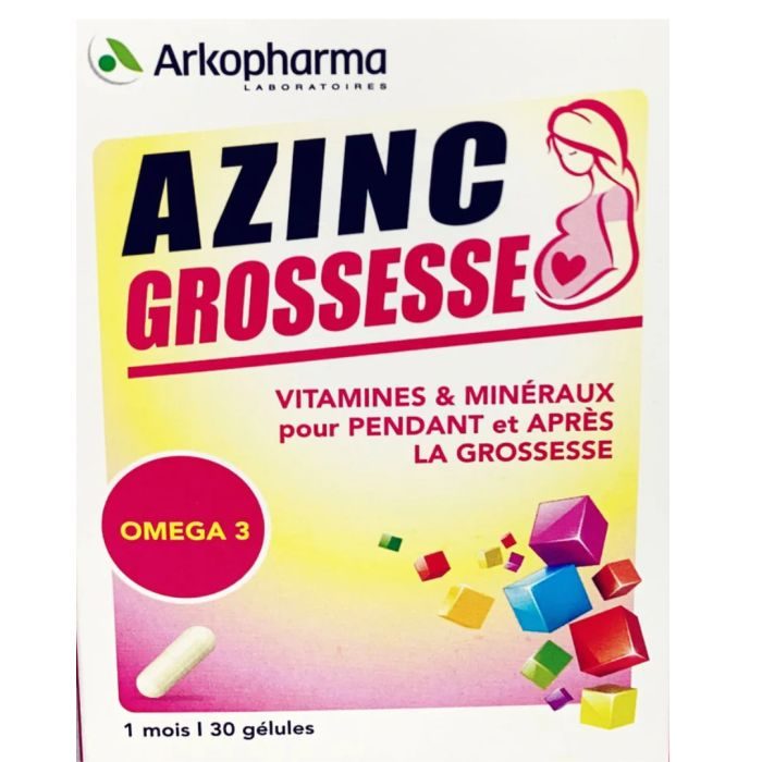 Arkopharma - Azinc Grossesse - 30 Comprimés| Global Para