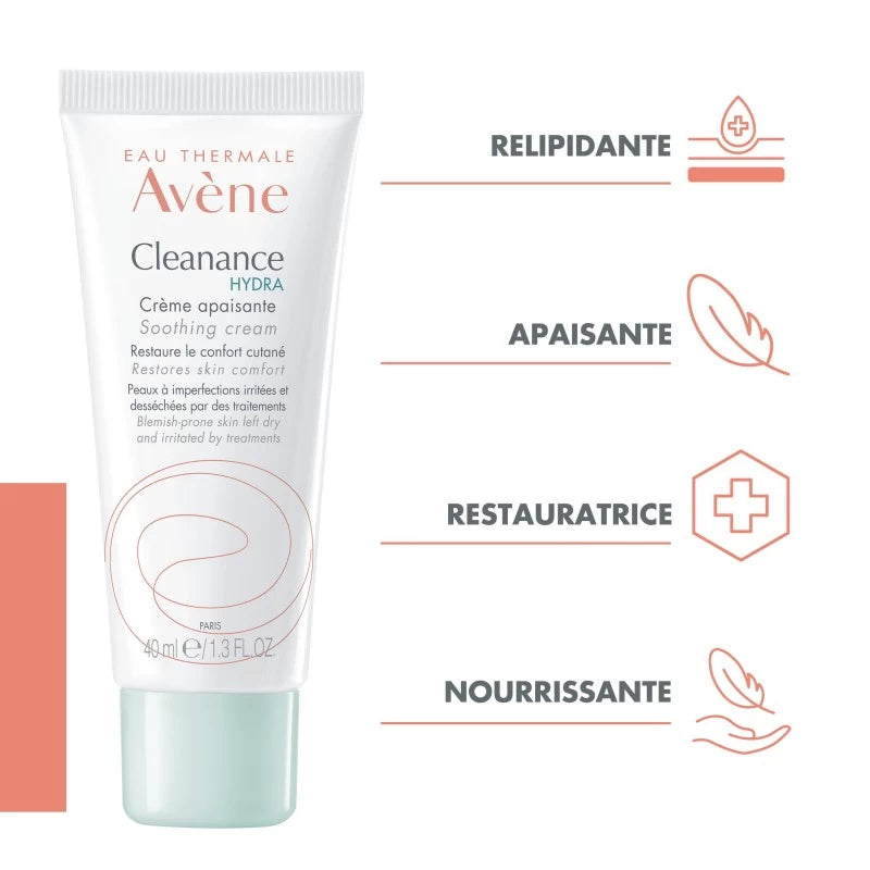 Avène Cleanance HYDRA Crème Apaisante 40ml | Global Para 