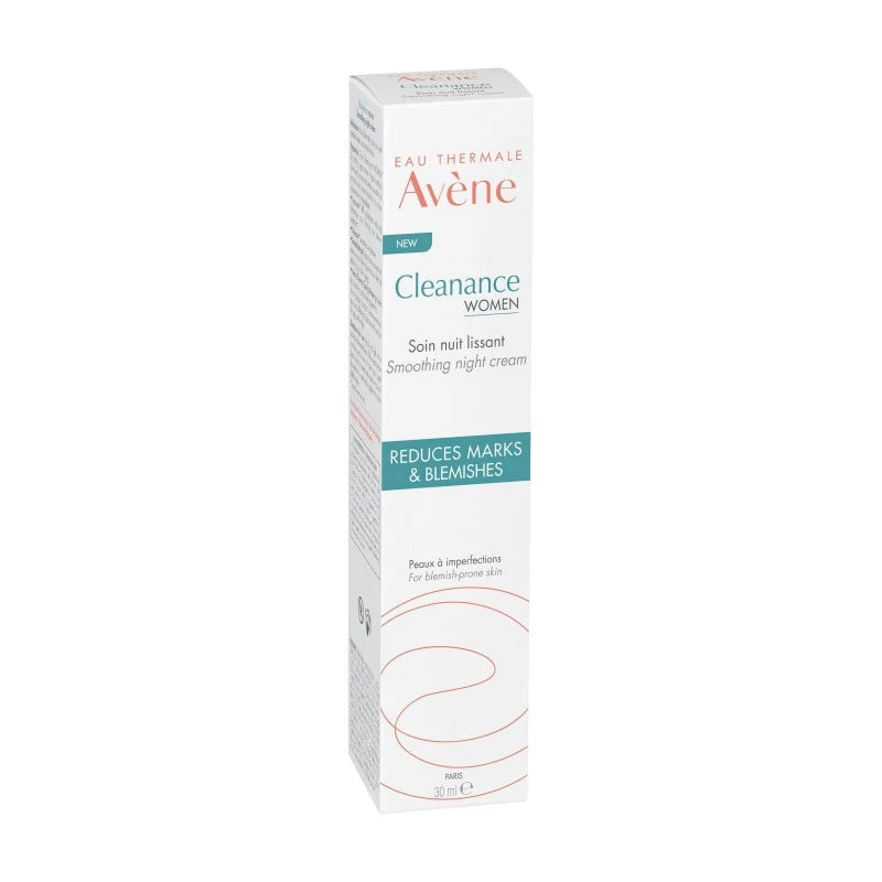 avene cleanace Women soin Nuit lissant 30ml | Global Para 