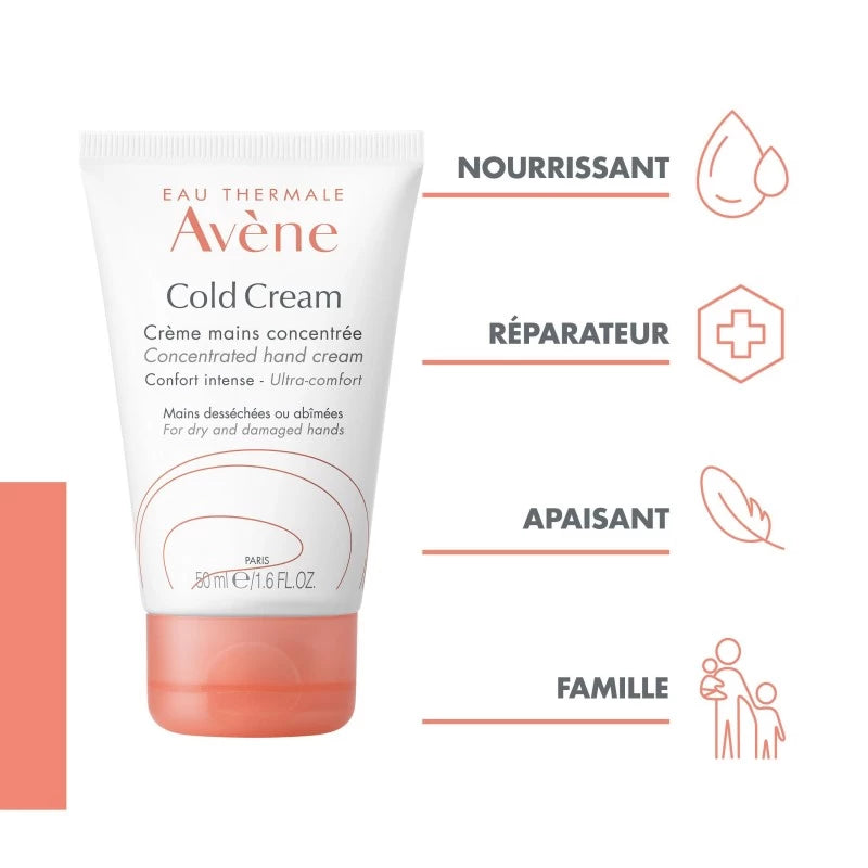 Avène Cold Cream Crème Mains Concentrée 50ml | Global Para 