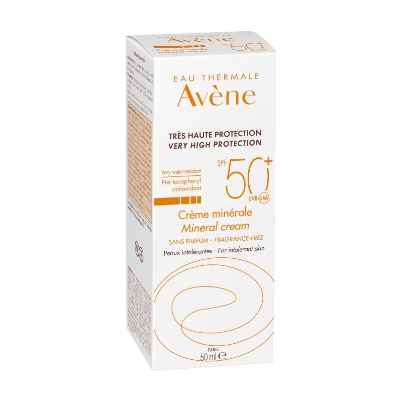 Avène Très haute protection Crème minérale SPF50+ 50ml | Global Para