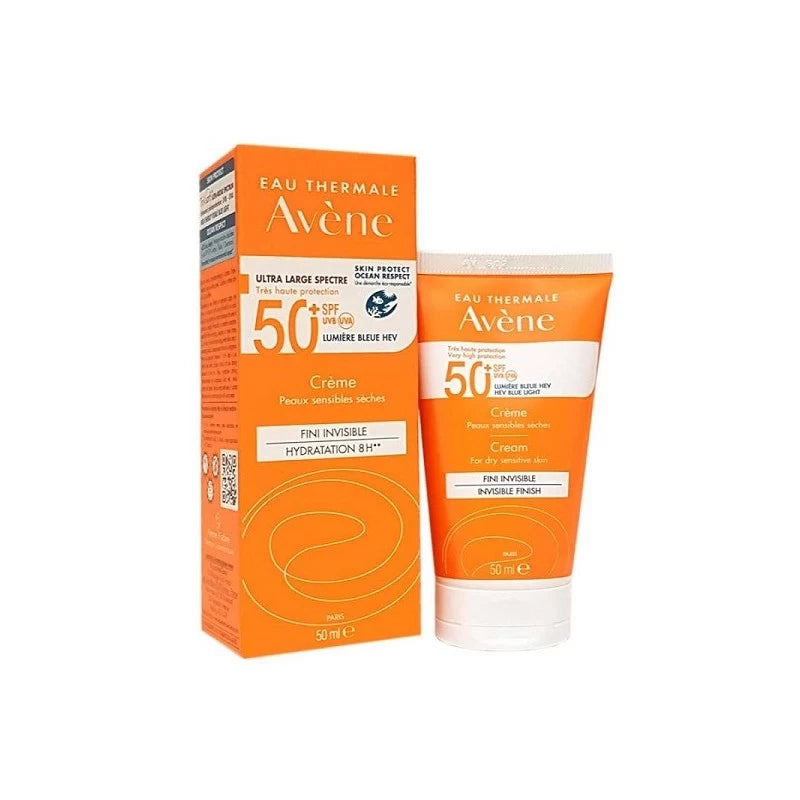 Avène Crème Solaire Spf 50+ Peaux Sèches  50 Ml | Global Para 