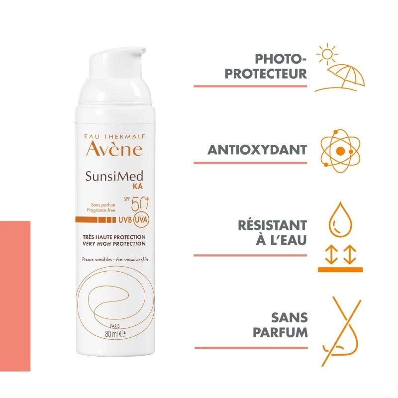 Avène Solaire SunsiMed Crème Peaux Sensibles 80ml | Global Para 