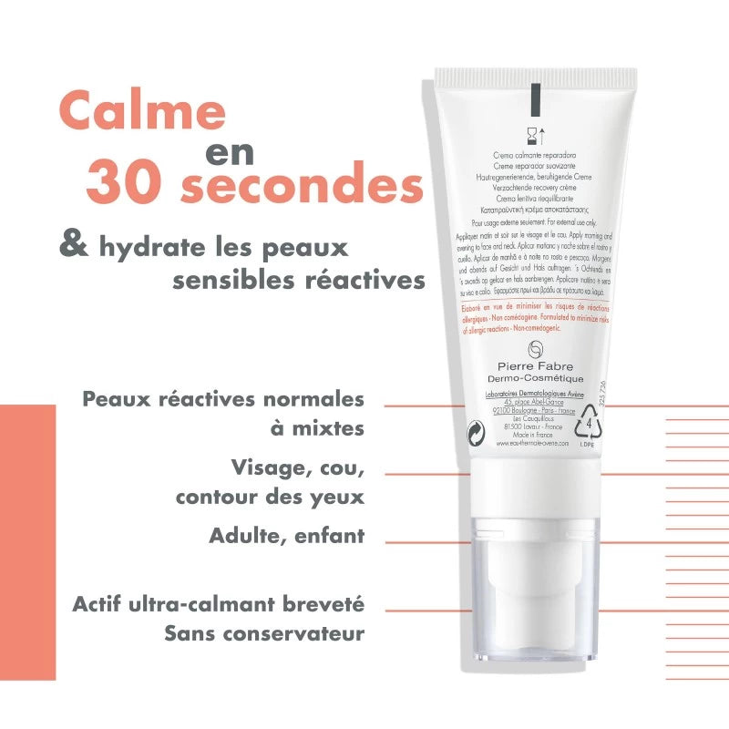 Avène Tolérance Control Crème Apaisante Restauratrice 40ml | Global Para 