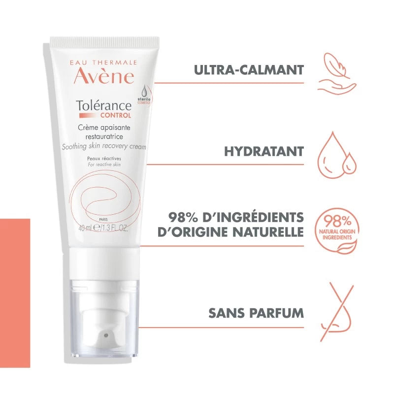 Avène Tolérance Control Crème Apaisante Restauratrice 40ml | Global Para 