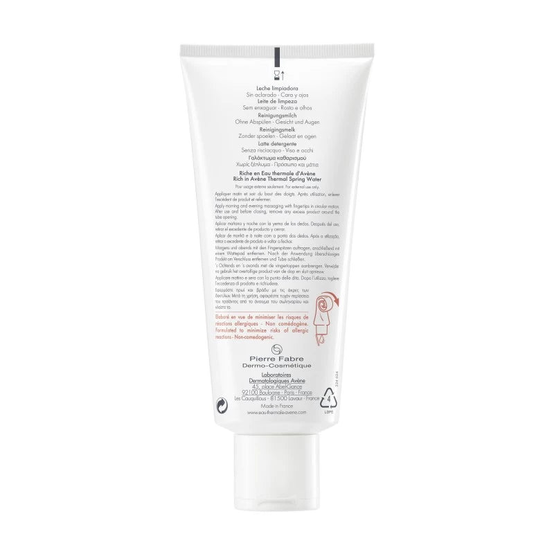 Avene Tolérance EXTRÊME Lait Nettoyant Cosmétique Stérile 200ml | Global Para 