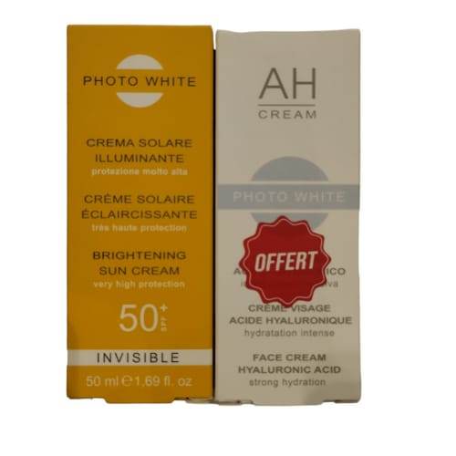Photowhite Ecran SPF 50+ 50ml PHOTO WHITE HYALURONIQUE CREME OFFERT - Global Para