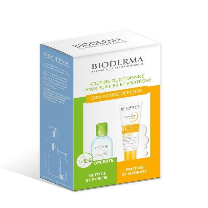 BIODERMA OFFRE PHOTODERM FLUIDE MAX SPF 100 INVISIBLE 40 ML+ SEBIUM H2O 100ML OFFERT - Global Para