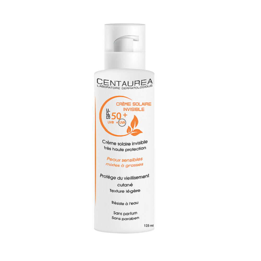 Centaurea Crème Solaire Invisible SPF 50+ 125ml | Global Para 