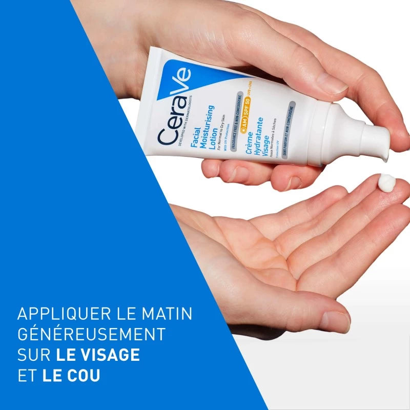 Cerave Crème Hydratante Visage SPF50 52ml | Global Para 