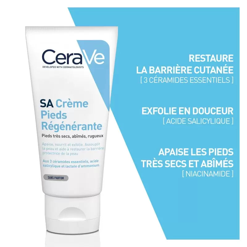 Cerave SA Crème Pieds Régénérante 88ml | Global Para 