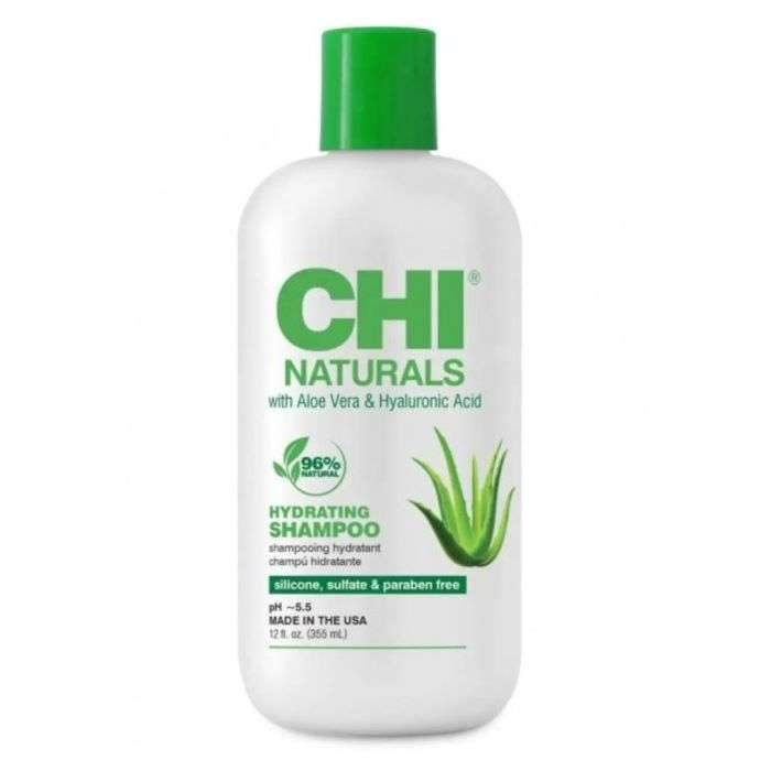 CHI NATURALS ALOE VERA ET HYALURONIQUE ACIDE SHAMPOOING HYDRATANT 355 ML - Global Para