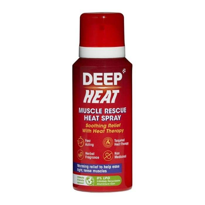 DEEP FREEZE MUSCLE RESCUE HEAT SPRAY - Global Para