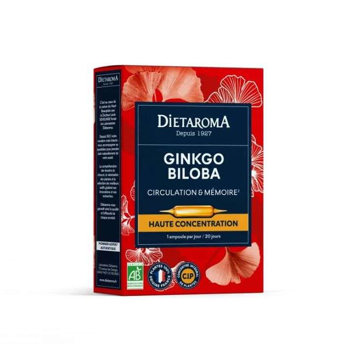 Dietaroma Circulation Sanguine 20 Ampoules*10 ml