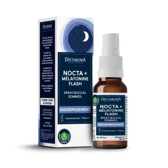 DIETAROMA Nocta+ Mélatonine Flash Spray 30 Ml - Global Para