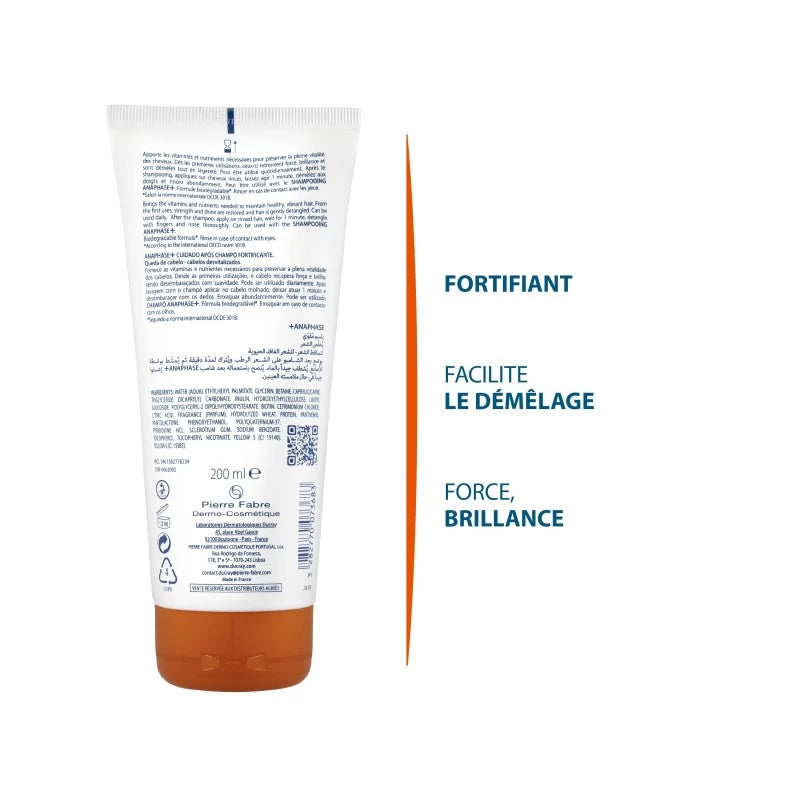 Ducray Anaphase+ Soin Après-Shampooing Fortifiant 200ml | Global Para 