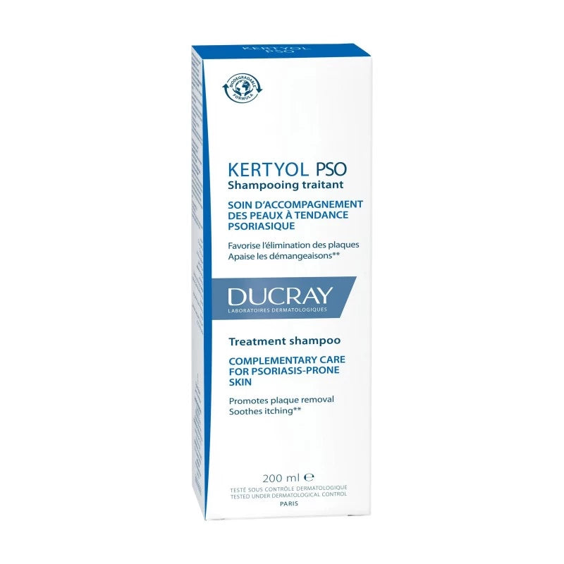 Ducray KERTYOL P.S.O. Shampooing Traitant Rééquilibrant 200ml | Global Para 