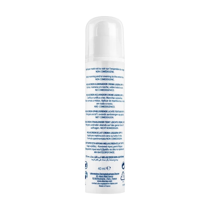 Ducray MELASCREEN Éclat Crème Légère SPF15 40ml | Global Para 