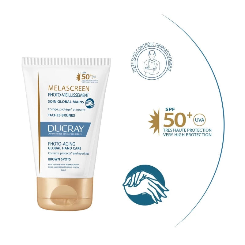 Ducray MELASCREEN Photo-Vieillissement Soin Global Mains 50ml | Global Para 