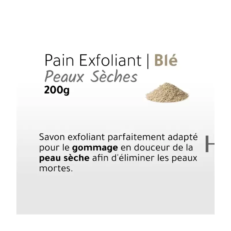 D-White Pain Exfoliant Blé Peaux Séches 200g