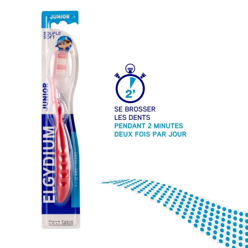 ELGYDIUM Junior 7/12 ans brosse à dents enfant