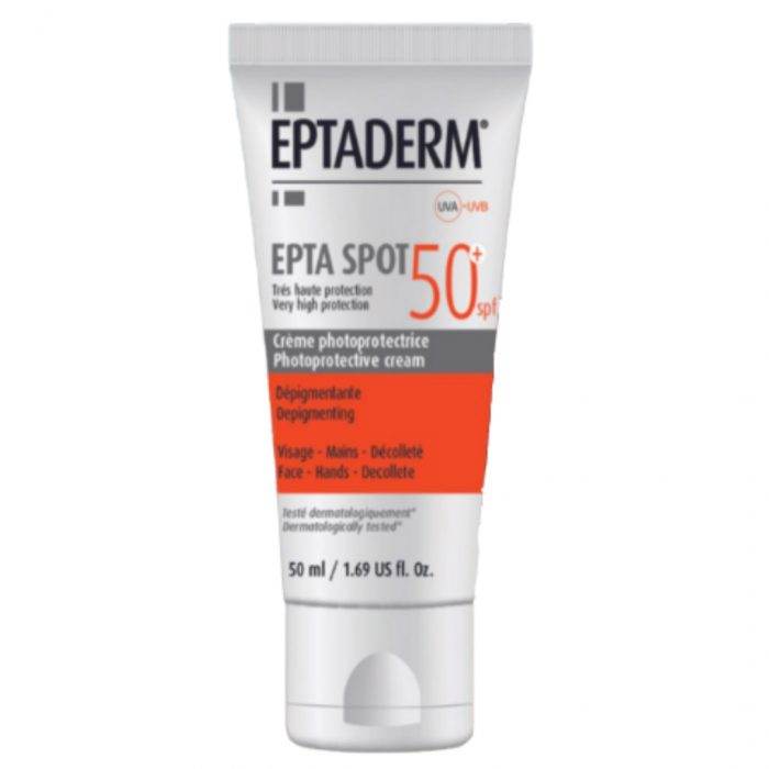 EPTADERM EPTA SPOT Crème Photoprotectrice Spf 50+ 50 Ml - Global Para