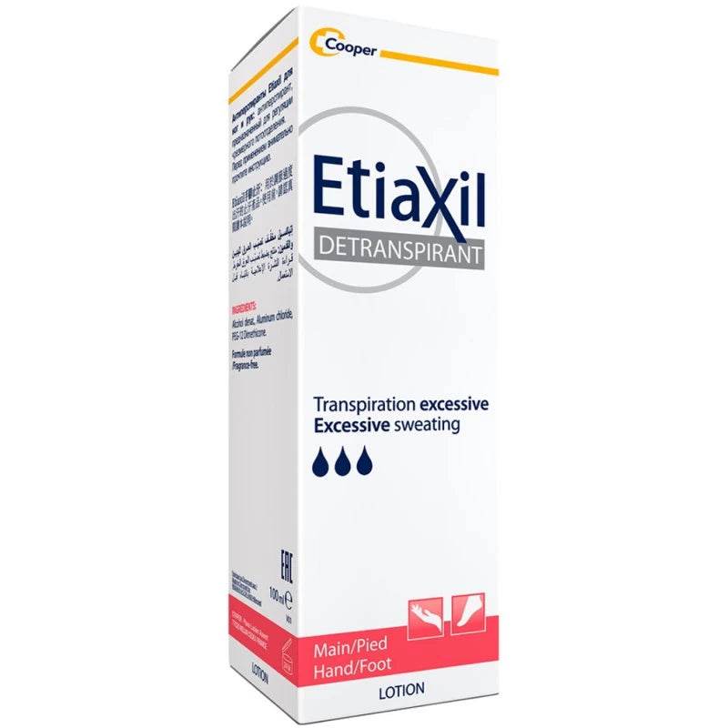 ETIAXIL Détranspirant Peaux Normales Lotion MAIN ET PIED | 100ml - Global Para