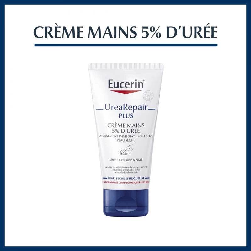Eucerin UreaRepair PLUS Crème Mains 5% d'Urée 75ml