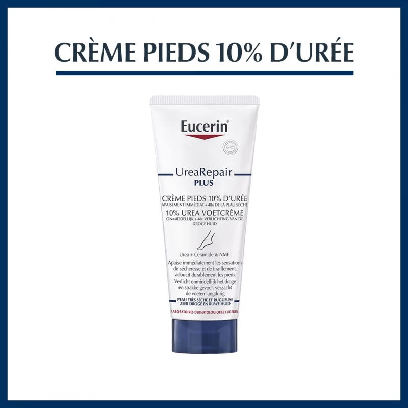 EUCERIN UreaRepair PLUS Crème Pieds 10% d'Urée 100ml