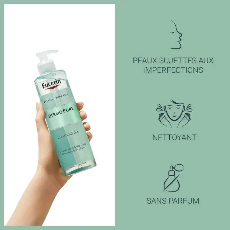 EUCERIN DERMOPURE Gel Nettoyant 200 Ml