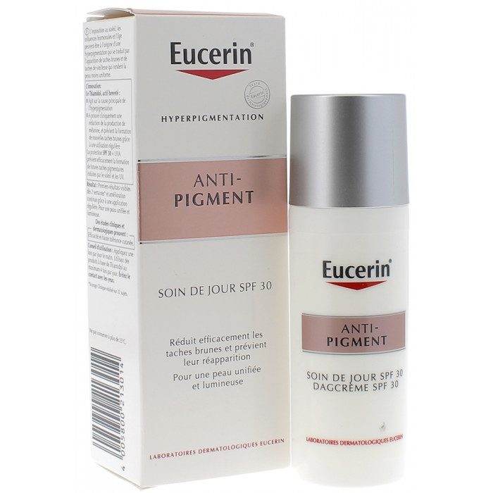 EUCERIN ANTI PIGMENT SOIN DE JOUR SPF30 50ML + GUASHA EUCERIN ET OIL CONTROL TOUCHER SEC OFFERTS - Global Para