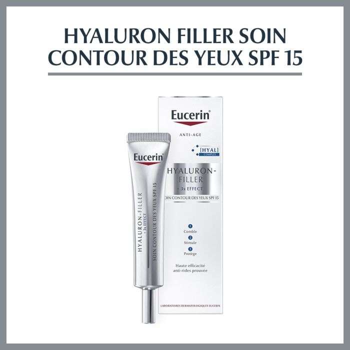 Eucerin HYALURON-FILLER Soin Contour Des Yeux SPF15 15ml