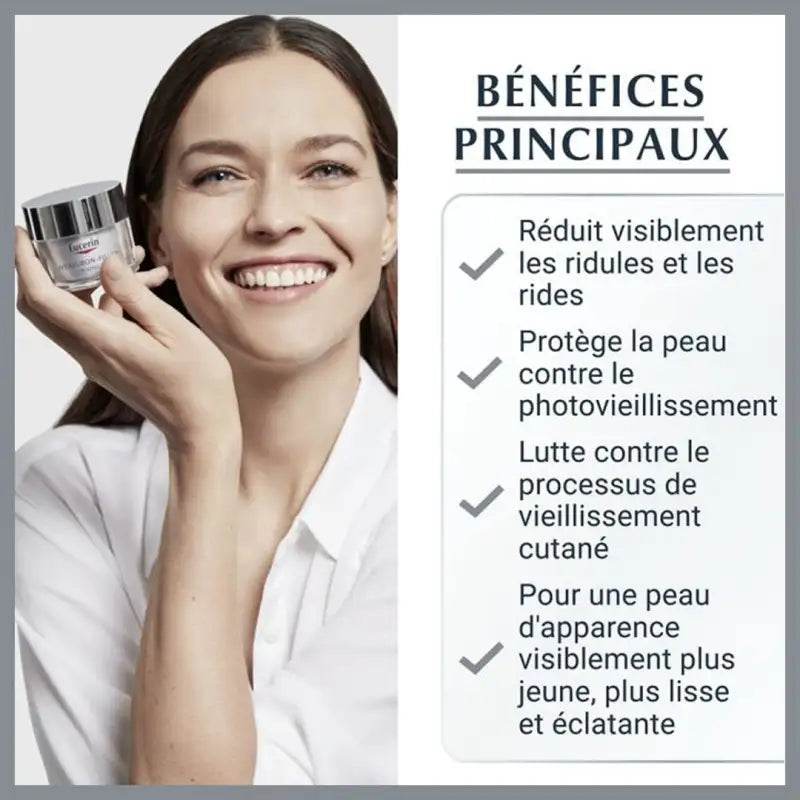 EUCERIN HYALURON FILLER 3x EFFECT Soin De Jour 50 Ml pack promo + PHOTOAGING CONTROL SPF50 50ML OFFERT - Global Para