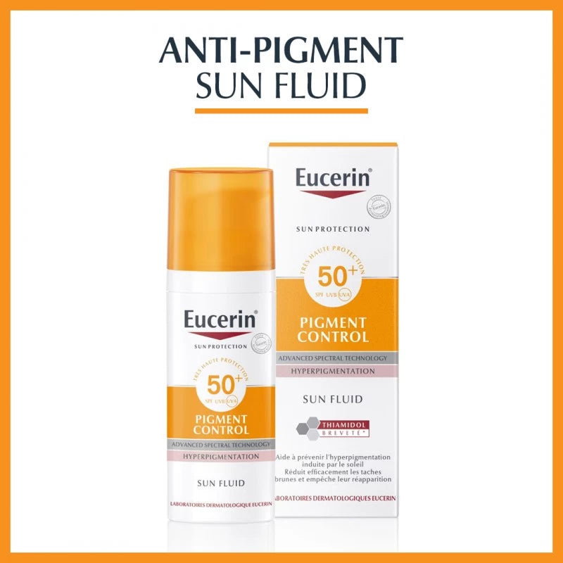 Eucerin Sun PROTECTION Control Fluide Solaire SPF50+ Medium 50ml