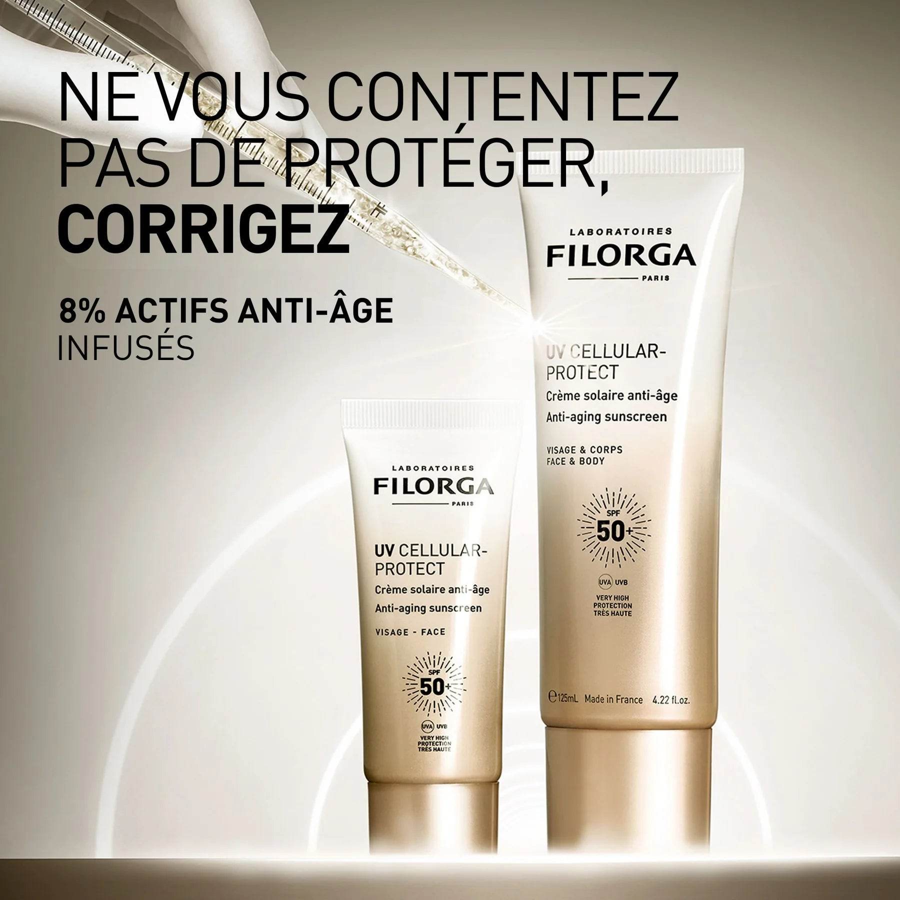 FILORGA UV CELLULAR-PROTECT CORPS 125 ML - Global Para