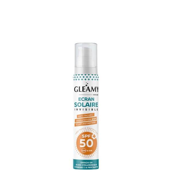 GLEAMY ECRAN SOLAIRE INVISIBLE SPF50+ 50ML - Global Para