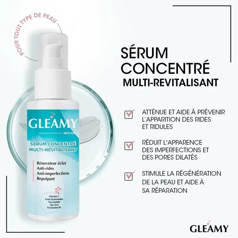 GLEAMY Sérum Concentre Multi-Revitalisant 50 Ml - Global Para