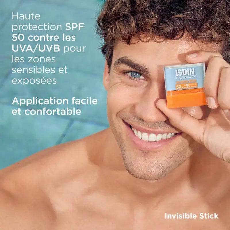 ISDIN PHOTOPROTECTEUR INVISIBLE STICK SPF50 10G - Global Para