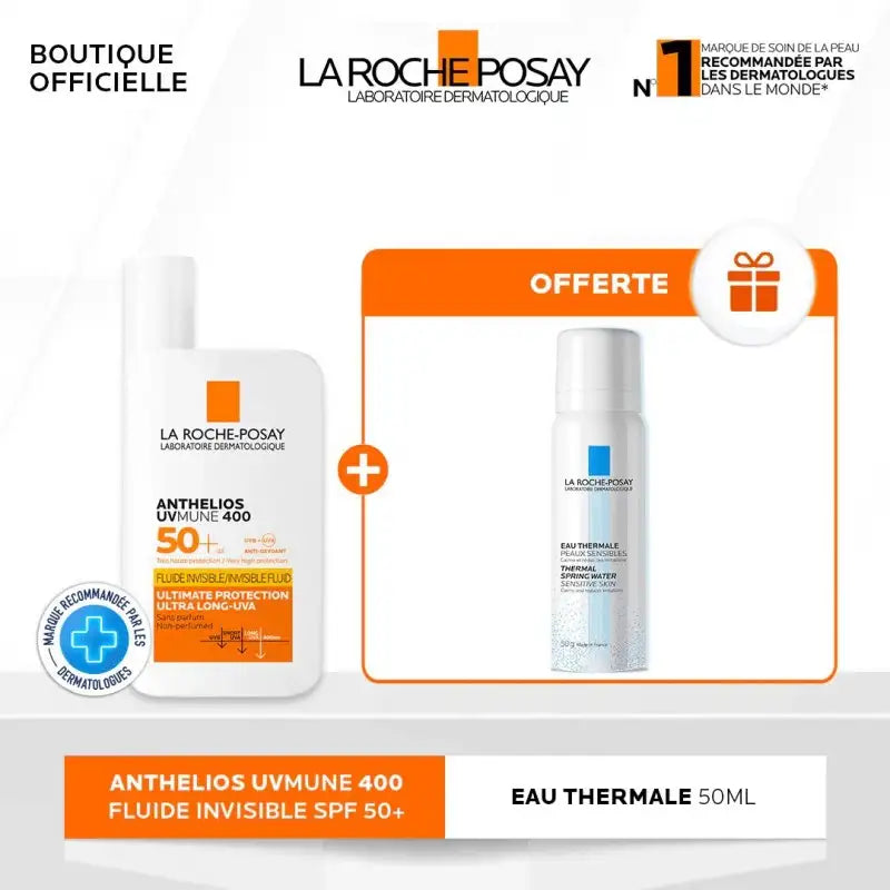 La Roche Posay Anthelios Crème Solaire Fluide Invisible SPF50 50ml