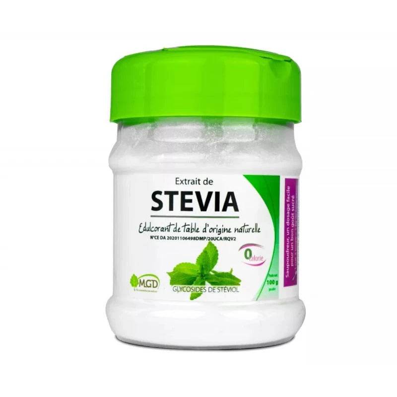 MGD EXTRAIT DE STEVIA POUDRE 100G - Global Para