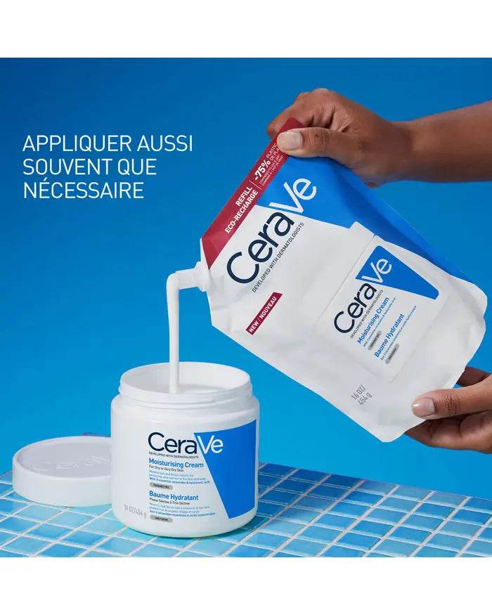 cerave baume hydratant Eco-recharge 454g - Global Para