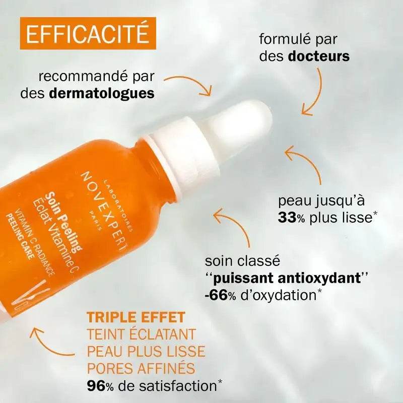NOVEXPERT Soin Peeling Eclat Vitamine C | 30ml - Global Para