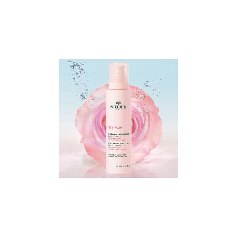 Nuxe Very Rose Lait Démaquillant Onctueux 200ml