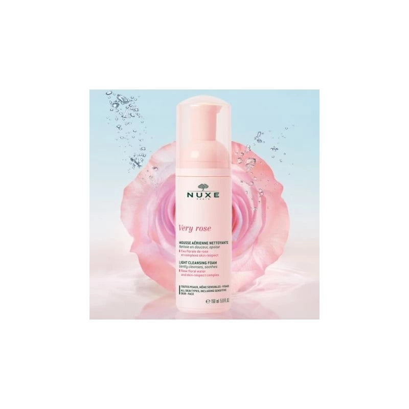 Nuxe Very Rose Mousse Aérienne Nettoyante 150 ml