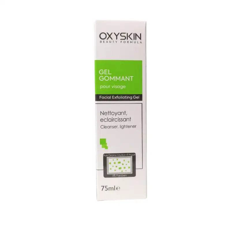 OXYSKIN GEL GOMMANT POUR VISAGE NETTOYANT ECLAIRCISSANT 75 ML