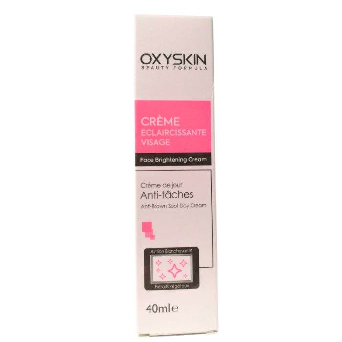 OXYSKIN CREME ECLAIRCISSANTE VISAGE ANTI TACHES 40 ML - Global Para