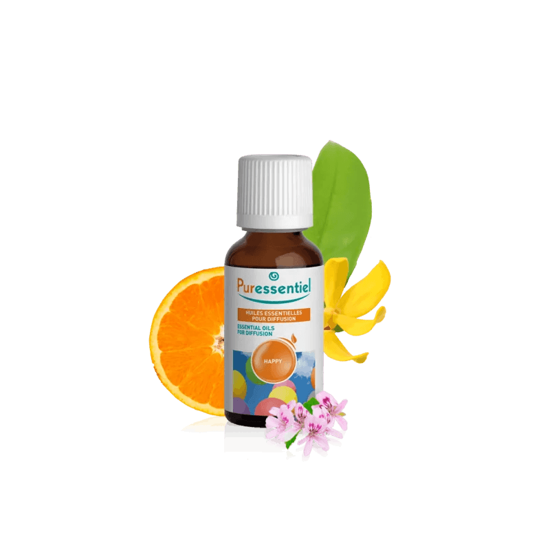 PURESSENTIEL HUILE ESSENTIELLE POUR DIFFUSION HAPPY 30ML - Global Para