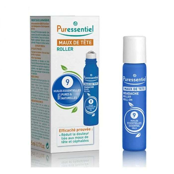 Puressentiel Maux De Tête Roller Aux 9 Huiles Essentielles