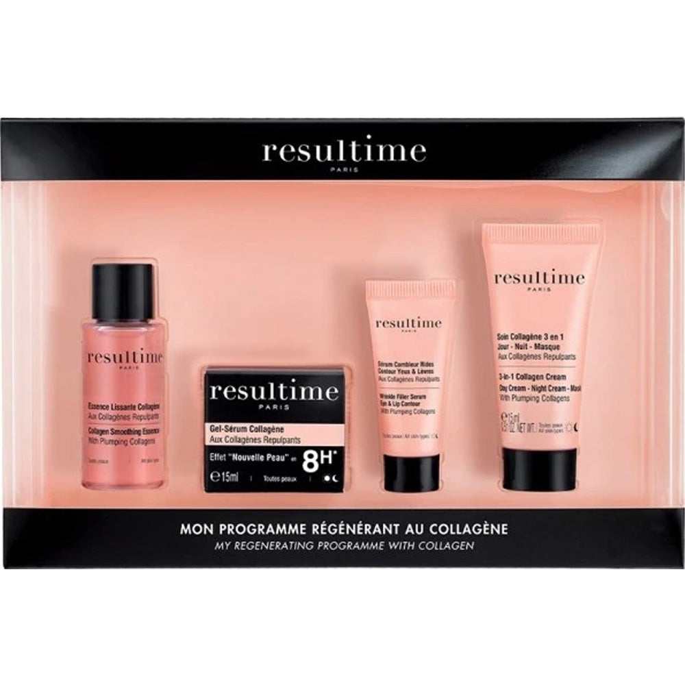 Resultime Kit Collagène Gel Serum+Serum Combleur+Soin 3 En 1