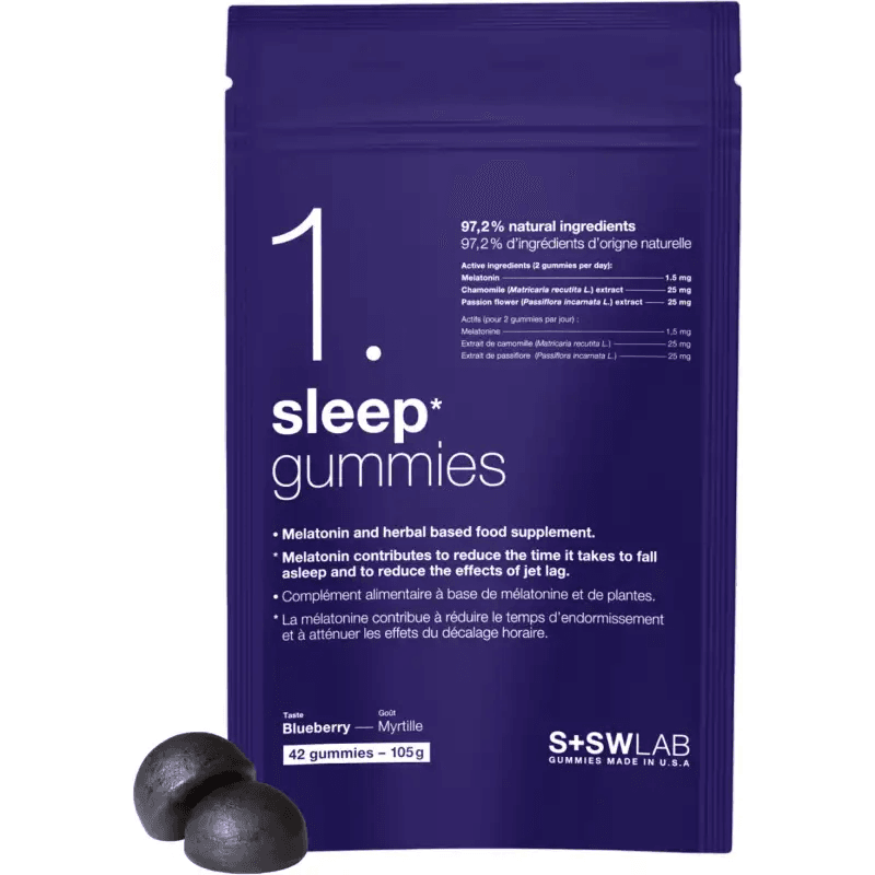 S+SWLAB 1.Sleep 42 Gummies Gout Myrtille - Global Para